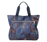 Borsa tote da donna, grande, leggera, in nylon, borsa a tracolla e borsa da lavoro da viaggio, borsa termica per il pranzo, H, Taglia unica