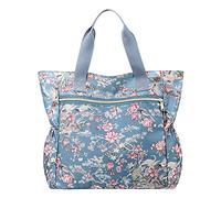 Borsa tote da donna, grande, leggera, in nylon, borsa a tracolla e borsa da lavoro da viaggio, borsa termica per il pranzo, E, Taglia unica