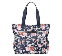 Borsa tote da donna, grande, leggera, in nylon, borsa a tracolla e borsa da lavoro da viaggio, borsa termica per il pranzo, Bu4, Taglia unica