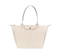 Borsa tote da donna, in nylon impermeabile con manici in pelle, borsa grande capacità, spaziosa borsa da viaggio, shopping, lavoro elegante, 038 Rosa cipria, 34 * 15 * 29 cm