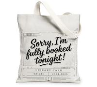 Borsa tote da donna in tela per biblioteca, moderna, minimalista, libro di testo, nessuna nera, lavabile, riutilizzabile, borsa tote per mercato, idee per viaggi all'aperto, giornata lavorativa