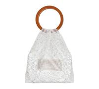 Borsa tote da donna in tessuto - borsa con cristalli scintillanti con manico, perfetta per avventure al chiuso o all'aperto, funzionale e alla per spostamenti quotidiani e riunioni di famiglia