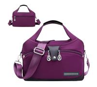 Borsa tote da donna - Tracolla con scomparti multipli - Borsa a tracolla per petto antifurto con scomparti per la mamma e la fidanzata insegnante di viaggio, palestra