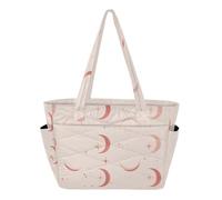 Borsa tote da piscina borsa da spiaggia per viaggi e spiaggia weekend fuga con tasca minimalista luna e stelle