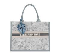 Borsa tote di lusso da donna in cotone e lino - Grande capacità - Portatile - Per viaggi, spiaggia, vacanze, shopping