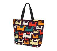 Borsa Tote Girasole E Bandiera Americana Con Manici Borsa Tote Riutilizzabile Per Donne Insegnante Madre Come Regalo Lavabile