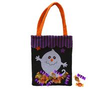 Borsa Tote Halloween | Borsa Snack Halloween | TNT Riutilizzabile per Shopping, Merenda, Scuola e Feste Tutti