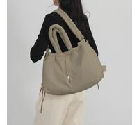 Borsa tote imbottita da donna Borsa a tracolla con tracolla regolabile Borsa gonfia in nylon di grande capacità per lo shopping e i viaggi