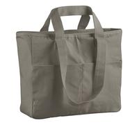 Borsa Tote In Cotone Canvas W604 Westford Mill Con Manici Doppi E Tasche Cargo