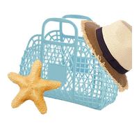 Borsa Tote In Gel | Borse Spiaggia per Bambini,Borsa Alla Moda Riusabile In Gel, Utilizzabile Come Cesto Di Archiviazione Per Pasqua, Ideale Per Spiaggia, Estate, Concerti, Matrimoni, Bambini E