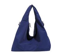 Borsa Tote in Nylon Impermeabile da Donna a Grande Capacità | Borsa casual con doppia tasca laterale, cerniera, tracolla larga per viaggi e shopping