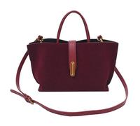 Borsa Tote in Pelle Scamosciata Moda Grande Capacità per Stagione Autunnale e Invernale (One Size)
