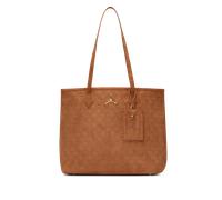 Borsa tote in pelle scamosciata Monogram Jordan (17 l) - Marrone TAGLIA UNICA