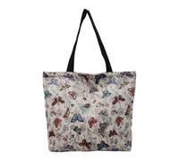 Borsa Tote In Tela Alla Per Le Donne Riutilizzabile La Spesa A Spalla Con Tasche Spiaggia Palestra Viaggio Riutilizzabile In Tessuto Spesa