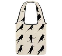 Borsa tote in tela con conchiglie, coralli e stelle marine, da donna, riutilizzabile, lavabile ed ecologica, Multicolore 08, 14.1x14.9in/36x38cm