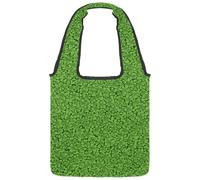 Borsa tote in tela con fiori bianchi e oca e camomilla, da donna, taglia media, riutilizzabile, lavabile ed ecologica, Multicolore 10., 14.1x14.9in/36x38cm