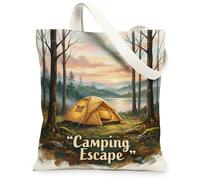 Borsa tote in tela da donna, borsa per la spesa, lavabile, riutilizzabile, ideale per attività all'aperto, viaggi, giornata lavorativa, lettura, 33 x 38 cm