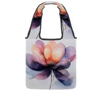 Borsa tote in tela da donna, con fasi lunari e luna nello spazio, sfondo astrologico, riutilizzabile, borsa a tracolla per fare la spesa, lavoro, Multicolore 10., 14.1x14.9in/36x38cm