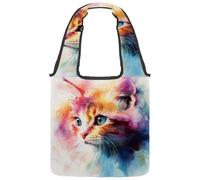Borsa tote in tela da donna, con fasi lunari e luna nello spazio, sfondo astrologico, riutilizzabile, borsa a tracolla per fare la spesa, lavoro, Multicolore 08, 14.1x14.9in/36x38cm