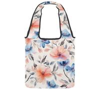 Borsa tote in tela da donna, con motivo astronautico, pianeti, stelle, astrologia, riutilizzabile, per fare la spesa, lavoro, Multicolore 06, 14.1x14.9in/36x38cm