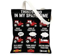 Borsa tote in tela da donna, divertente e giocosa con chiave inglese, nessuna rossa, lavabile, riutilizzabile, piccola borsa tote Idee per Tra, Rosso, 13x15 Inch