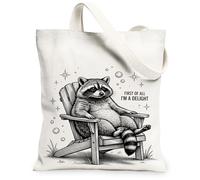 Borsa tote in tela da donna, fantasiosa sedia Adirondack con stelle, nera, lavabile, riutilizzabile, idea per la spesa, Nero, 13x15 Inch