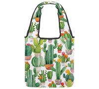 Borsa tote in tela da donna, motivo con graziose farfalle viola chiaro, borsa a tracolla riutilizzabile per la spesa, shopping e lavoro, Multicolore 02, 14.1x14.9in/36x38cm
