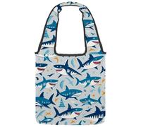 Borsa tote in tela estetica con gatto con fiore, borsa media per libri, riutilizzabile, per donne, insegnanti, infermiere, Multicolore 07, 14.1x14.9in/36x38cm