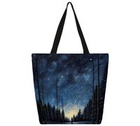 Borsa tote in tela Meteor Shower Shopping Bag Scuola Borse a tracolla in tela Donne Uomini Moda Borsa