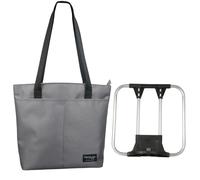 Borsa Tote In Tela Per Brompton Aceoffix (A/C/P Line) Nero Grigio
