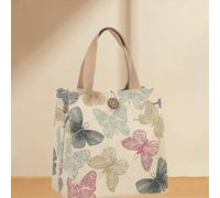 Borsa tote in tela riutilizzabile, leggera, ideale come portapranzo per