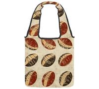 Borsa tote in tela vintage con simboli nautici ancore, per donne, riutilizzabile, lavabile ed ecologica, Multicolore 05, 14.1x14.9in/36x38cm