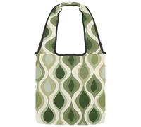Borsa tote in tela vintage con simboli nautici ancore, per donne, riutilizzabile, lavabile ed ecologica, Multicolore 03, 14.1x14.9in/36x38cm