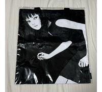 Borsa tote Junji Ito Exhibition Temptation Black Paradox uso quotidiano Tomie...