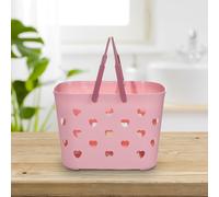 Borsa tote lavabile facile da pulire cestino di scarico design a forma di