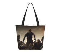 Borsa Tote Many Zombie Zaino Casual Borsa Grande Capacità Casuale Shopper In Tela, Per Quotidiano Vita, Spiaggia, Donna, 50x40cm