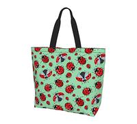 Borsa tote modello Halloween fantasma carino con manici Borsa tote riutilizzabile per donne insegnante madre come regalo lavabile