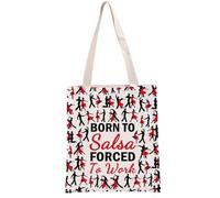 Borsa tote per amanti della salsa e salsa, regalo per amanti della salsa e salsa latina