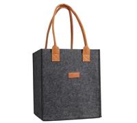 Borsa Tote Per Bicchiere Di Vino - Feltro 23x18x26 Cm | Portabottiglie Da