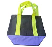 Borsa tote per caramelle di Halloween, borsa per la spesa di Halloween, leggera e riutilizzabile, per donne, insegnanti, studenti, bambini, ragazze e amiche, Colore: nero e marrone, Refer to