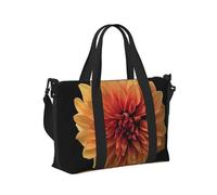 Borsa tote per computer portatile, da donna, da lavoro, arancione, Dalia, borsa da palestra per donne e uomini, oggetti personali, borsa a tracolla da viaggio, borsa da viaggio per il weekend, da