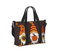 Borsa tote per computer portatile, da donna, da lavoro, con gnomi autunnali, borsa da palestra per donne e uomini, borsa a tracolla per oggetti personali, borsa da viaggio per il weekend, da donna
