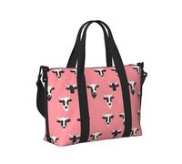 Borsa tote per computer portatile da donna, da lavoro, con mucca carina, 1 stampa, borsa da viaggio da donna, borsa da viaggio per palestra, borsa da uomo, borsa da viaggio a tracolla per uomo