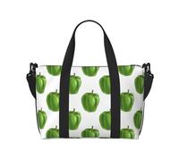 Borsa tote per computer portatile da donna, da lavoro, con peperone a forma di campana, borsa da palestra per donne e uomini, borsa da viaggio per donne e uomini, borsa da viaggio per donne e uomini