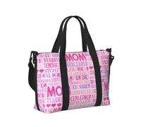 Borsa tote per computer portatile, da donna, da lavoro, con scritta "Best Mom ever", borsa da palestra per donne e uomini, borsa a tracolla per oggetti personali, borsa da viaggio, borsa da viaggio