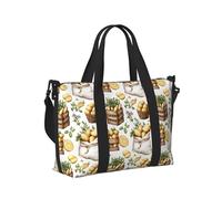 Borsa tote per computer portatile da donna, da lavoro, con stampa autunnale di patate e limoni, borsa da viaggio da donna, da viaggio, da palestra, da uomo, per oggetti personali