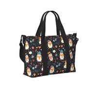 Borsa tote per computer portatile da donna, da lavoro, con stampa di pinguini in stile cartone animato, borsa da viaggio da donna, borsa da viaggio da donna, borsone da palestra per uomini, borsa da