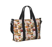 Borsa tote per computer portatile da donna, da lavoro, con stampa di zucca, per la notte, per viaggi, palestra, da uomo, per oggetti personali, borsa da viaggio da uomo