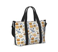 Borsa tote per computer portatile da donna, da lavoro, elegante stampa per cena, weekender, per la notte, da viaggio, da palestra, da uomo, per oggetti personali