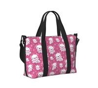 Borsa tote per computer portatile da donna, da lavoro, rosa carina Axolotl 1 stampa borsa da viaggio per donne da viaggio, borsa da palestra da uomo, borsa da viaggio a tracolla per uomo